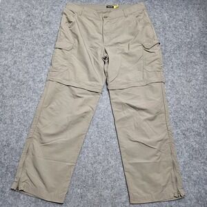 Cabela's Outdoors‎ Convertible Cargo Pants 36 X 30 Khaki Cotton